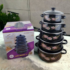 Elegantan 5-dijelni Set Šerpi "Ruža" za Vašu Kuhinju