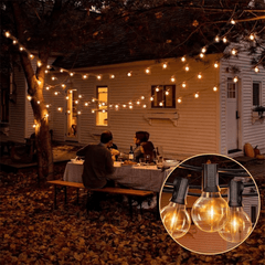 10 Metara Vijenac sa 15 Sijalica "Star" - Idealno za Ukrašavanje i Uređenje Enterijera i Eksterijera