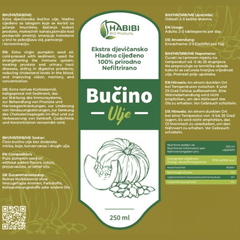 100% Čisto Prirodno Bučino Ulje za Sveobuhvatnu Njegu i Prirodnu Lepotu