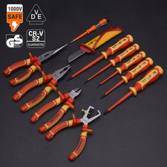 Profesionalni 11-dijelni set električarskog alata "Harden" - Savršeno za sve vaše električarske projekte!