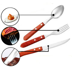 Elegantni 18-dijelni Set Pribora za Jelo - Savršen za Svaku Priliku!