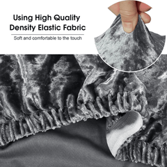 Set od 2 luksuzne baršunaste navlake za stolice XL