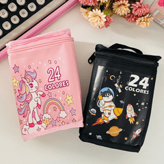 Set od 24 vrhunska markera s dvostrukim vrhom za kreativne projekte