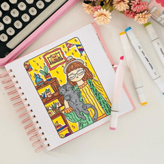 Set od 24 vrhunska markera s dvostrukim vrhom za kreativne projekte