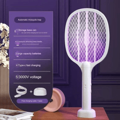 Revolucionarna 2u1 Lampa i Reket za Odbijanje Insekata