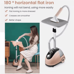 2u1 Profesionalna Parna Pegla - Višenamenska Pegla za Kosu i Telo DENX