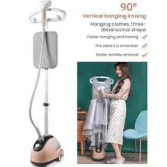 2u1 Profesionalna Parna Pegla - Višenamenska Pegla za Kosu i Telo DENX