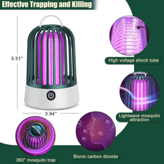 Inovativna 2u1 Punjiva Lampa za Efikasno Odbijanje Komaraca