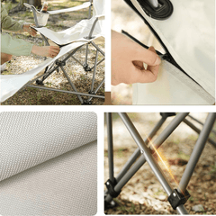 Praktična 2u1 Sklopiva stolica/ležaljka "404" za udoban odmor