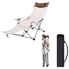 Praktična 2u1 Sklopiva stolica/ležaljka "404" za udoban odmor
