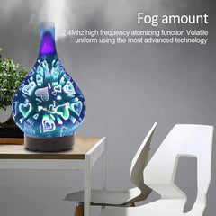 Elegantni 3D Aroma Difuzor i Ovlaživač Zraka za Uživanje u Mirisu