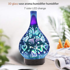 Elegantni 3D Aroma Difuzor i Ovlaživač Zraka za Uživanje u Mirisu