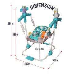 Višenamjenska 3u1 Dječja Ljuljačka, Skočko i Sjedalica za Savršenu Igru!