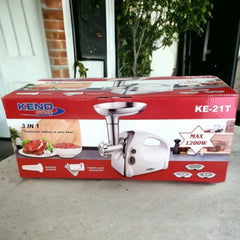 Svestrana 3u1 električna mašina za mljevenje mesa - jedinstveni alat za vašu kuhinju!