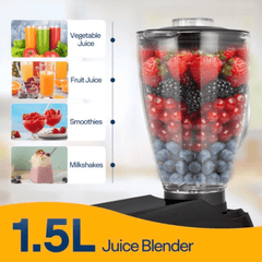 أجهزة خلط عالية الأداء مع وعاء، خلاط، وملحق لفرم اللحوم 1400 واط