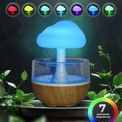 3 u 1 Gljiva Ovlaživač Zraka sa Lampom i Čarobnim Kišnim Efektom