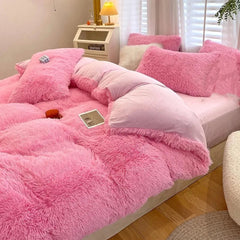 Očaravajući 4-dijelni Fluffy set posteljine