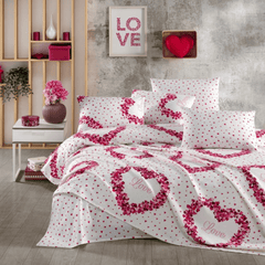 Ljubavni 4-dijelni set posteljine "Tubanur" za savršeni san