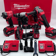Set de Aku 4 en 1 "Milwaukee" - Potencia y Versatilidad en tus manos