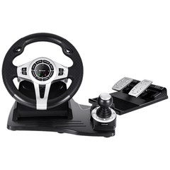 4u1 Gaming Steering Wheel (Compatible with PC, PS3, PS4, Xbox One)