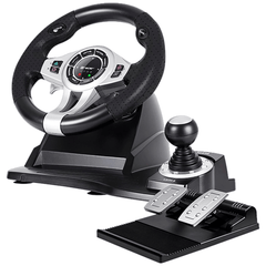 4u1 Gaming Steering Wheel (Compatible with PC, PS3, PS4, Xbox One)