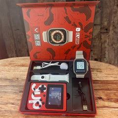 Unikatni 4u1 Pametni Sat i Vintage Retro Konzola "V59