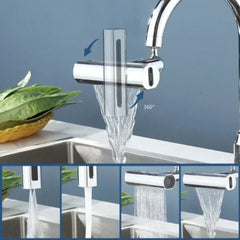 Revolucionarni 4u1 Rotirajući Priključak za Česmu