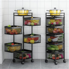 Praktična 5u1 Mobilna Polica za Vaš Prostor