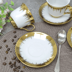 Elegantan 6-dijelni set šolja "Gold 82" za savršeno uživanje u vašim omiljenim napicima