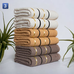 Luksuzni 6-dijelni set velikih turskih peškira