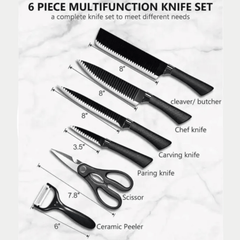 Zepter 6u1 Višenamenski Knives Set - Savršen za Svaku Kuhinju!