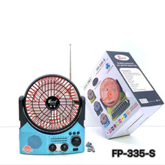 Inovativni 6u1 Solarni Ventilator sa BT, FM i MP3 Funkcijama