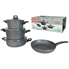 Elegantan 7-dijelni set posuđa od granita "My Cook