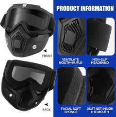 ULTIMATIVNE MOTORNA GOGGLES + MASKA ZA LICE