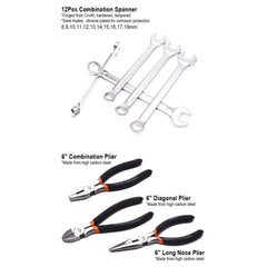 Izvanredni 77-dijelni alatni set u elegantnoj metalnoj kutiji "Harden