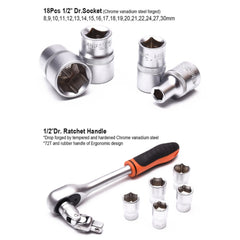 Izvanredni 77-dijelni alatni set u elegantnoj metalnoj kutiji "Harden