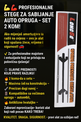 PROFESIONALNE STEGE ZA SABIJANJE AUTO OPRUGA – SET 2 KOM! 💪🔥 🚗 NE RIZIKUJ! RADI SIGURNO – RADI PROFESIONALNO!