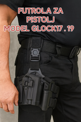 🔥 Taktička Futrola za Pištolj Glock 17 / 19 – Profesionalna Butna Futrola