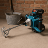 AKU Mikser za Beton i Ljepilo Makita 128V – Snaga i Sloboda bez Kablova!