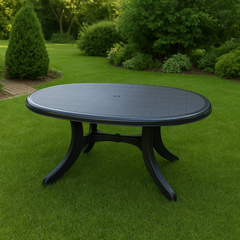 Ovalni Vrtni Sto Orlando – moderan, stabilan i praktičan