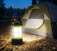 🔦 SOLARNA USB KAMPING LAMPa – VIŠENAMJENSKA 🔋