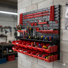 🔧🔥 ZIDNI ORGANIZATOR ZA ALAT 115 × 78 cm – RED, PREGLEDNOST I PROFESIONALNI IZGLED 🔥🔧