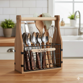 DRŽAČ ZA ESCAG 28×23×9 cm – RED, PREGLEDNOST I STIL U KUHINJI! 🔥