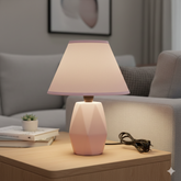 💙 ELEGANTNA DEKORATIVNA KERAMIČKA STOLNA LAMPA – SKANDINAVSKI DIZAJN ✨