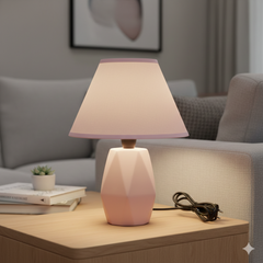💙 ELEGANTNA DEKORATIVNA KERAMIČKA STOLNA LAMPA – SKANDINAVSKI DIZAJN ✨