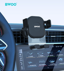 🚗📱 BWOO 2025 UNIVERZALNI AUTO DRŽAČ ZA MOBITEL – 360° ROTACIJA (VENTILACIJA)