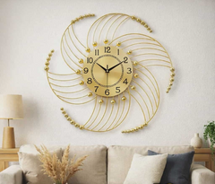 🕰️ ZIDNI METALNI ELEGANTNI SAT – 60 × 60 cm