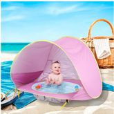 🏖 DJEČIJI ŠATOR SA MINI BAZENOM – SAVRŠENA IGRA NA PLAŽI I U DVORIŠTU 🏖