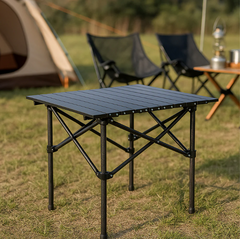 🏕 SKLOPIVI KAMP STO OD KARBONSKOG ČELIKA – IDEALAN ZA KAMP, PIKNIK I ROŠTILJ 🏕