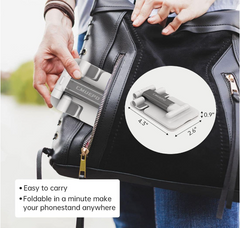 📱✨ SKLOPIVI ALUMINIJUMSKI DRŽAČ ZA TELEFON I TABLET – PODESIVA VISINA I UGAO